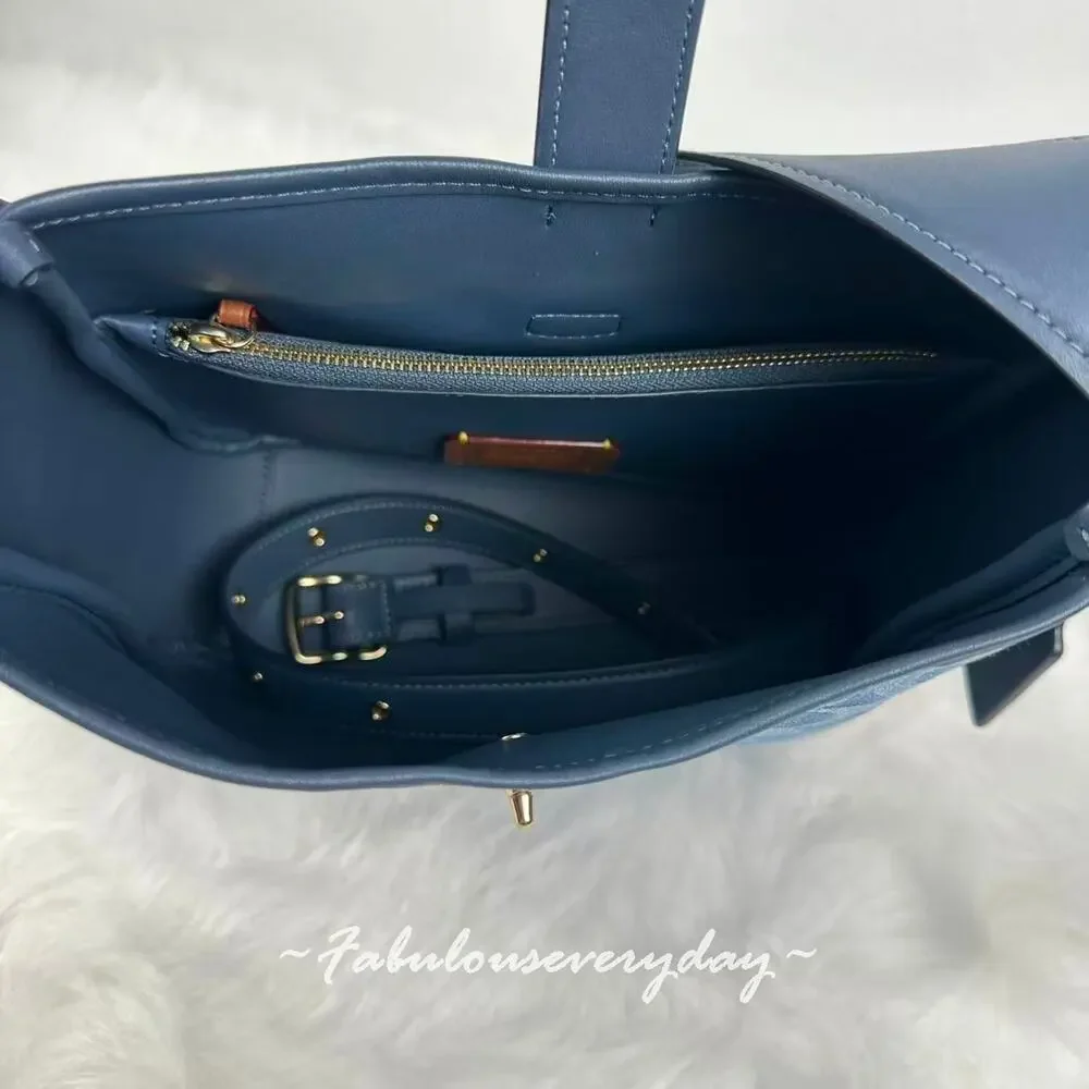 Coach Hadley Convertible Crossbody Bag in Signature Denim/Gold/Indigo CDB98 NWT